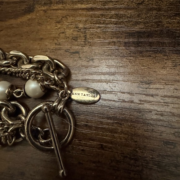 Ann Taylor Triple Strand Necklace - Picture 2 of 5